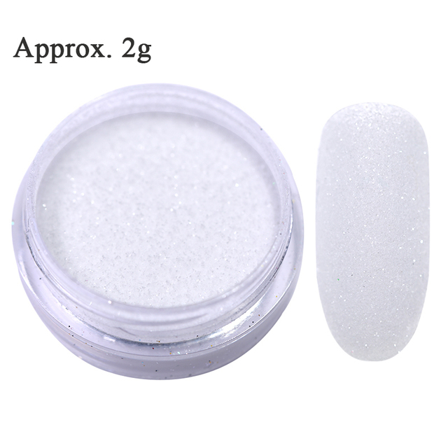Nail Powder Glitter Sugar Sparkling Dust Hair Wool Pigment Shinning Nail Art Decoration Tips Gradient Crhome