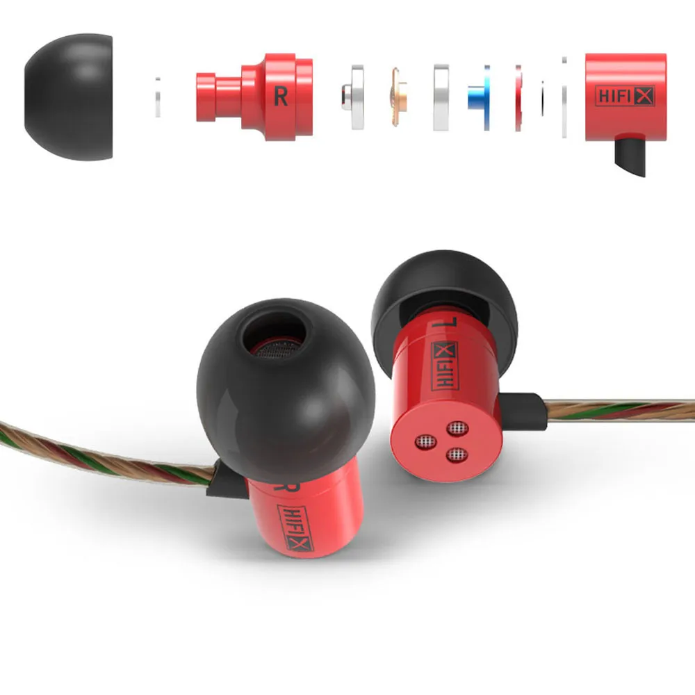 

KZ-HDS1 Mini Metal DIY Headset HD Dynamic pronunciation Earphone