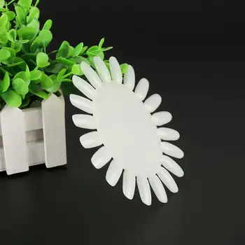 

Nail Art Tips Makeup Practice Round Wheel Polish Acrylic Display Clear Natural 10 Pair Nail Art Tips Make Up Practice Round Whee