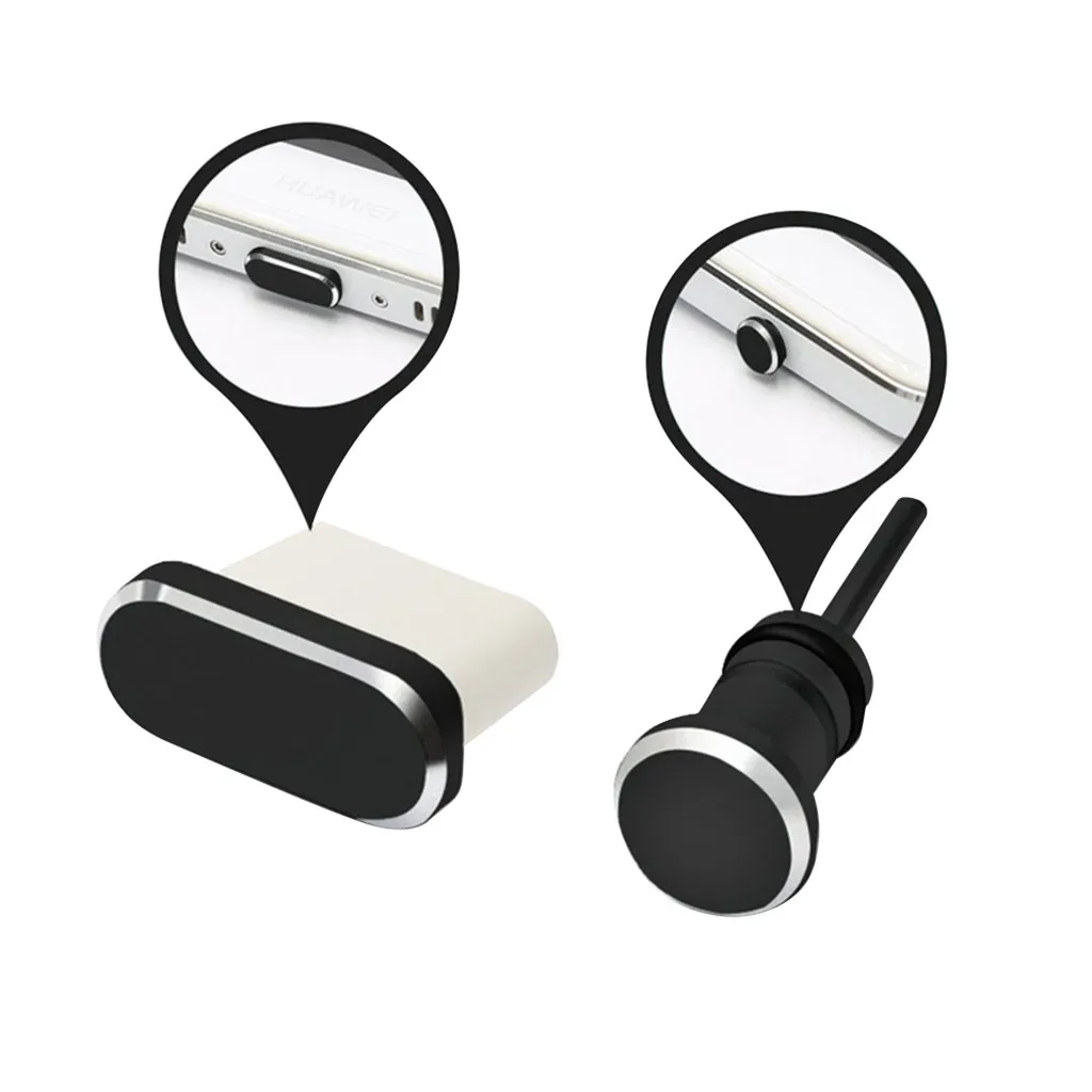 

Kinganda Dust plug Type-C charging port 3.5Mm headphone jack mobile phone accessories dust plug set 8.9