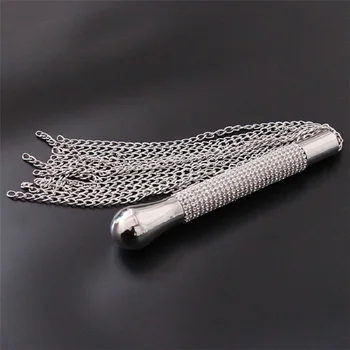 Handle Chain Whip Sex Toys For Couples Soft Iron Passion Spanking Paddle  Whips Slave Restraints Bondage Flogger 5