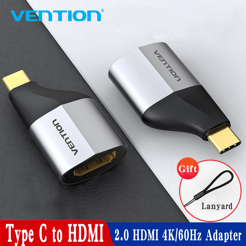 Адаптер Vention Type C к HDMI USB 4K 2 0 адаптер для MacBook Samsung Galaxy S10/S9 Huawei Mate 20 P40 Pro HDMI|Кабели HDMI| |