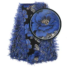 5 ярдов/партия Высококачественная парчовая кружевная ткань ФРАНЦУЗСКИЙ Тюль Кружева вышитые нигерийские сетчатые кружевные ткани для женщин Свадебное платье