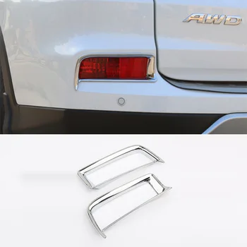 

High Quality ABS Chrome For Honda CR-V CRV 2015 2016 Rear Fog Light Frame Protector Car Styling Rear Tail Fog Lamp Cover Trim