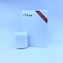 I14 TWS Bluetooth наушники с сенсорным управлением беспроводные наушники бинауральные звонки Мини наушники 40 мАч стерео гарнитура PK I200 I500 I800