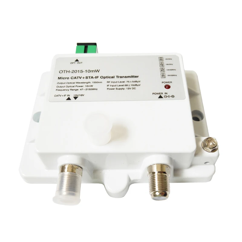Catv + l диапазонный спутниковый микро оптический передатчик CATV OTH 2015 10mW 47 2150 МГц