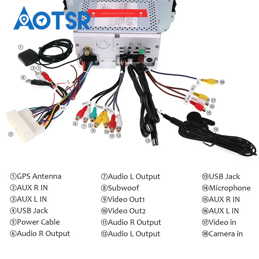 Sale Aotsr Android 9.0 GPS navigation Car DVD Player For Audi A4 S4 RS4 2003-2012 car Head unit multimedia player radio tape recorder 4