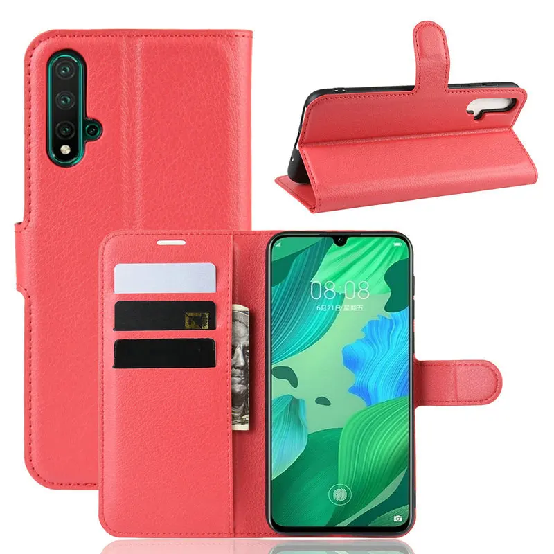 Для huawei nova 5 Роскошный флип кожаный чехол для Pro Чехол телефона с подставкой |