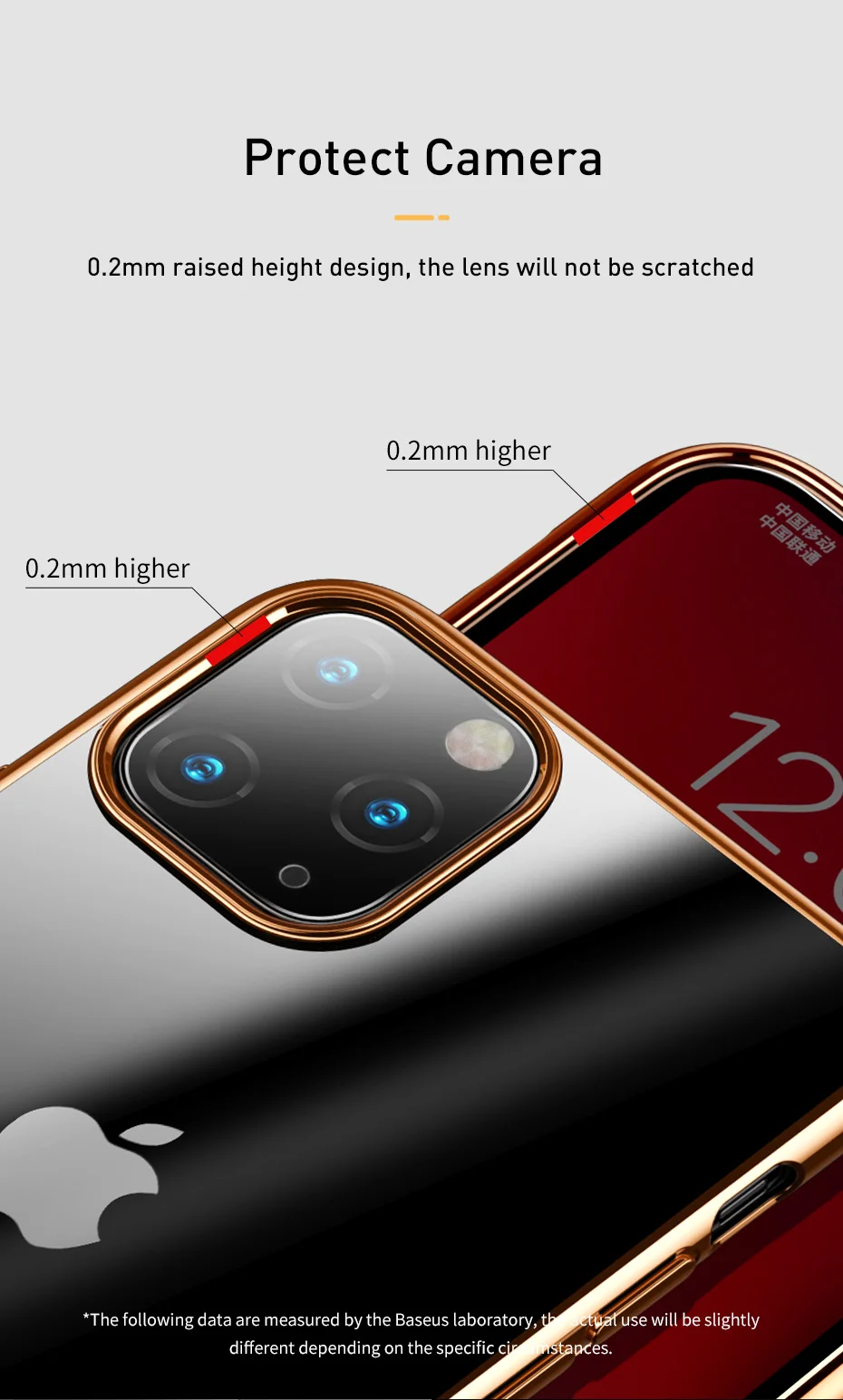 Чехол для телефона Baseus для мобильных телефонов iPhone 5,8/6,1/6,5 дюймов ультра тонкий чехол для телефона для iPhone 11 Pro XR Xs Max
