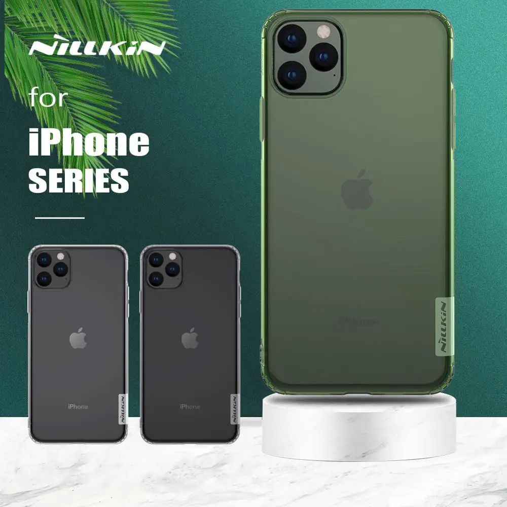 Чехол Nillkin для iPhone 11 Pro Max X XR XS тонкий чехол из ТПУ силиконовая задняя крышка SE 2020 8 7