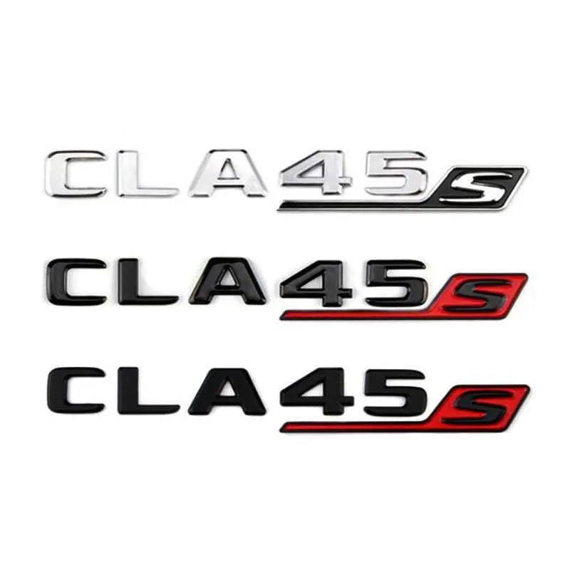 Длинная эмблема кла45s для Mercedes Benz AMG CLA 45 S автостайлинг наклейка на багажник |