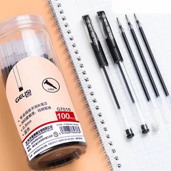 

Hot Sale Automatic Vanishing 0.5mm Blue Ink Gel Pen Refill Sets Erasable Pen School Stationery Students Copybook Practice Pen