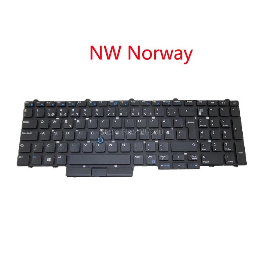 Ноутбук США BR CA JP NE NW SW клавиатура для DELL Latitude E5550 5550 E5570 5580 7510 3510 M3510 3520 7520 7720 7710 0FC46M