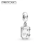 New Spring Suitcase Pendant charms 925 Sterling Silver beads fit charm Bracelets necklaces DIY silver 925 jewelry making