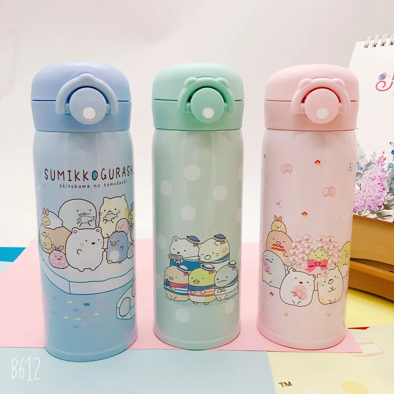 320 мл Sumikko Gurashi уголок био фигурка из нержавеющей стали портативный термос чашка