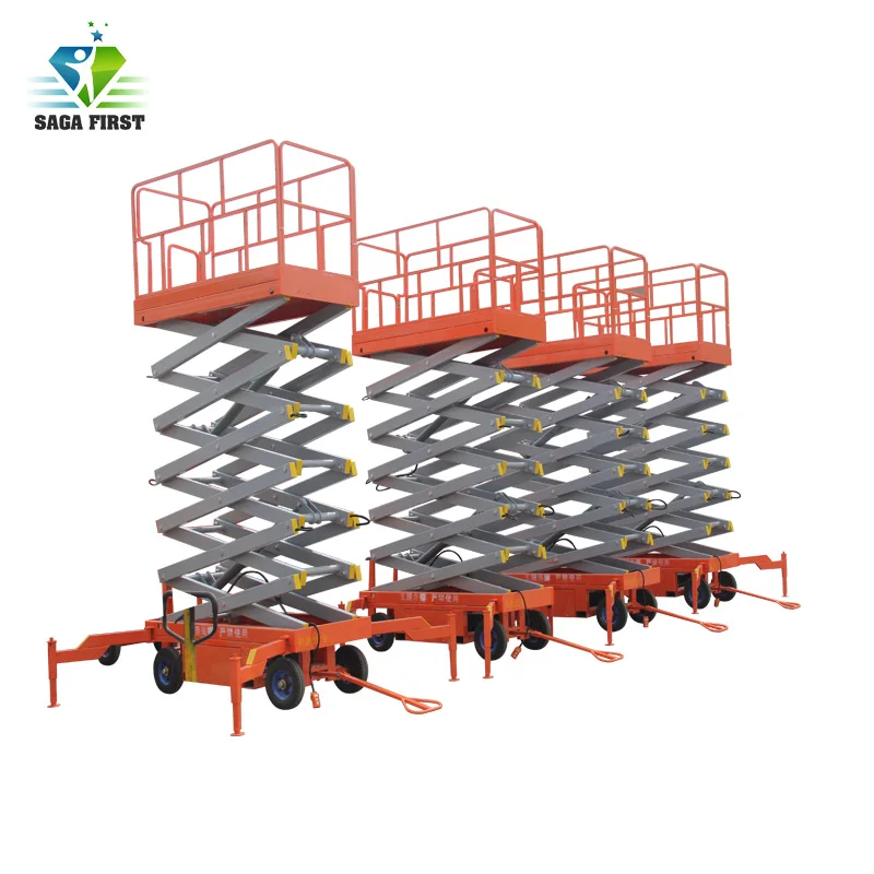 Simi Electric High Quality Mobile Scissor Cargo Elevator Lift |