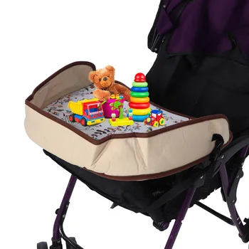 

Puseky Baby Car Tray Plates Portable Waterproof Dining Drink Table for Kids Car Seat Child Cartoon Toy Holder Storage Baby Fence