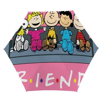 

Umbrella Charlie Brown Friends Three Folds Mini Umbrella Rain Umbrella For Women Children's Umbrella Folding Umbrel