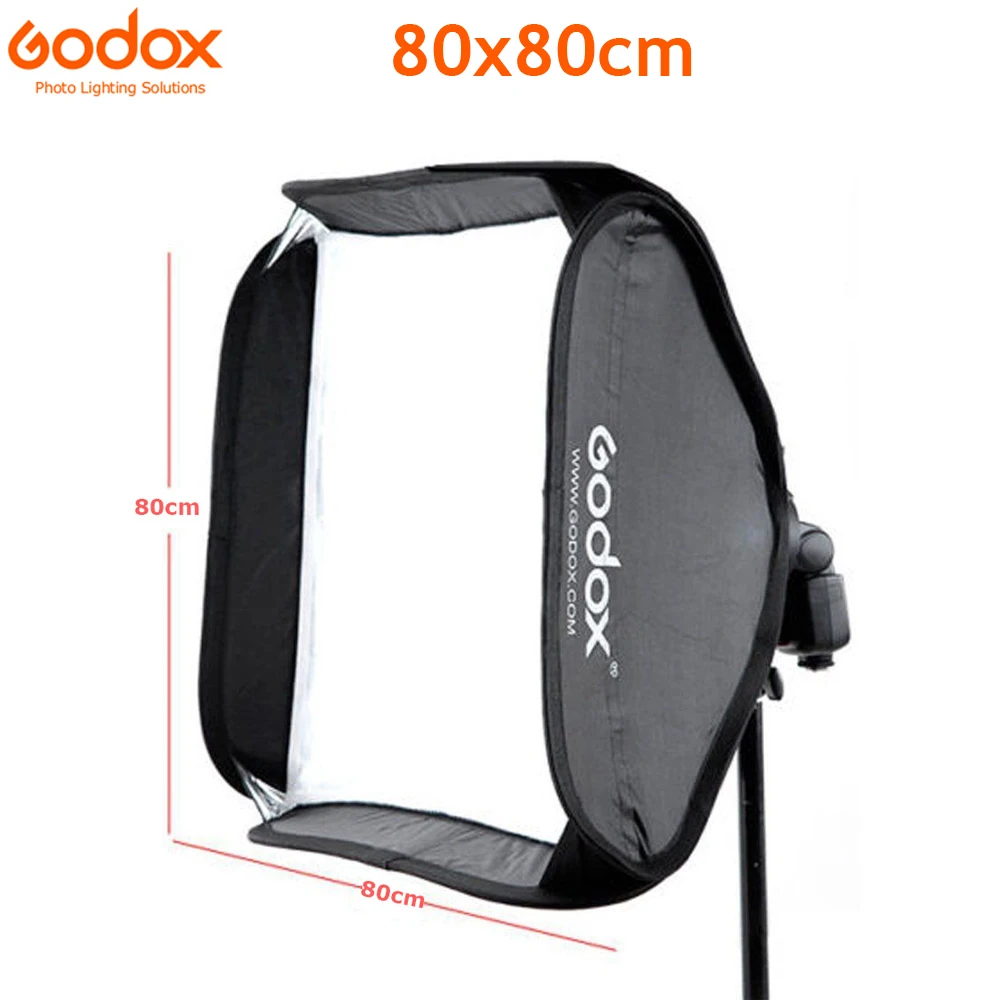 Godox 32 &quot* 32&quot 80*80 см 80x80 складная Мягкая коробка Suitbale для S образного кронштейна