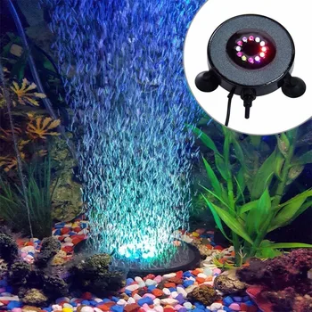 

Gako Bubble Light 1.5W Colorful Waterproof Aquarium Submersible Light Fish Tank Air Pump Bubble Stone Decorational Lamp