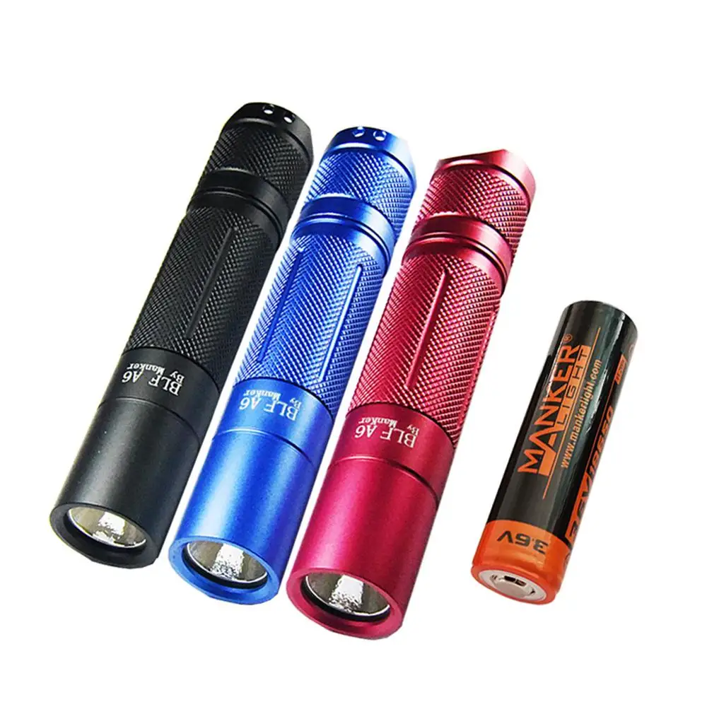 Bundle: Manker BLF A6 1600 Lumens CREE XP-L LED Flashlight + High Drain 3100mAh 18650 Rechargeable Li-ion Battery (30A) | Лампы и