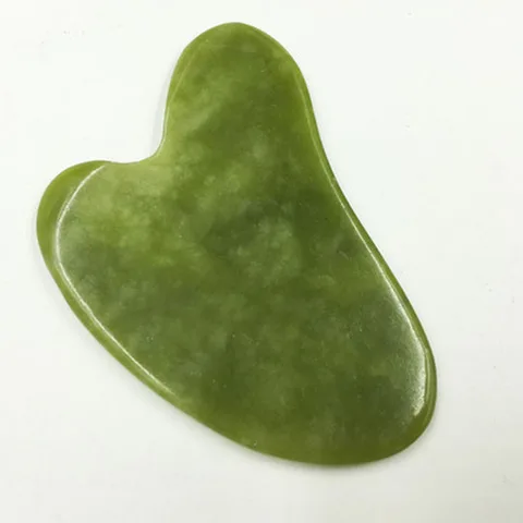 Natural Jade Stone Calf horn Guasha Board Massage Tool SPA Therapy Gua Sha Massager Body Care Scraping Board