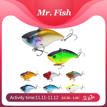 GRAB FAST ❤️ Long Casting Wobbler Sinking Minnow Fishing Lure 5cm 14.5g Sinker VIB Fishing Bait Swimbaits - discount item 30% OFF Sports & Entertainment