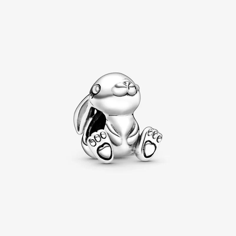 

2020 Spring New 925 Sterling Silver Beads Daisy the Rabbit Charms fit Original Pandora Bracelets Women DIY Jewelry