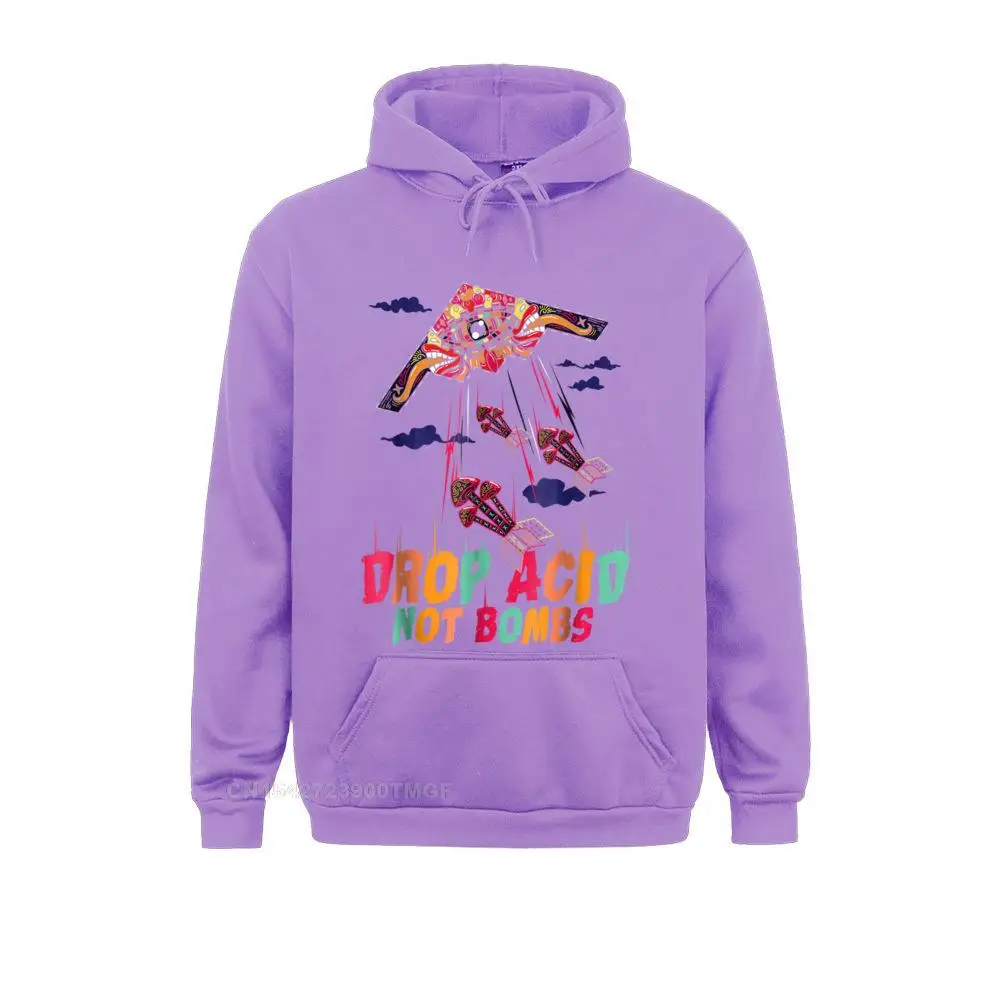 Funny Drop Acid Not Bombs T-Shirt Psychedelic LSD Love__20814 Hoodies Hip Hop Casual Long Sleeve Men's Sweatshirts Party Hoods Funny Drop Acid Not Bombs T-Shirt Psychedelic LSD Love__20814purple
