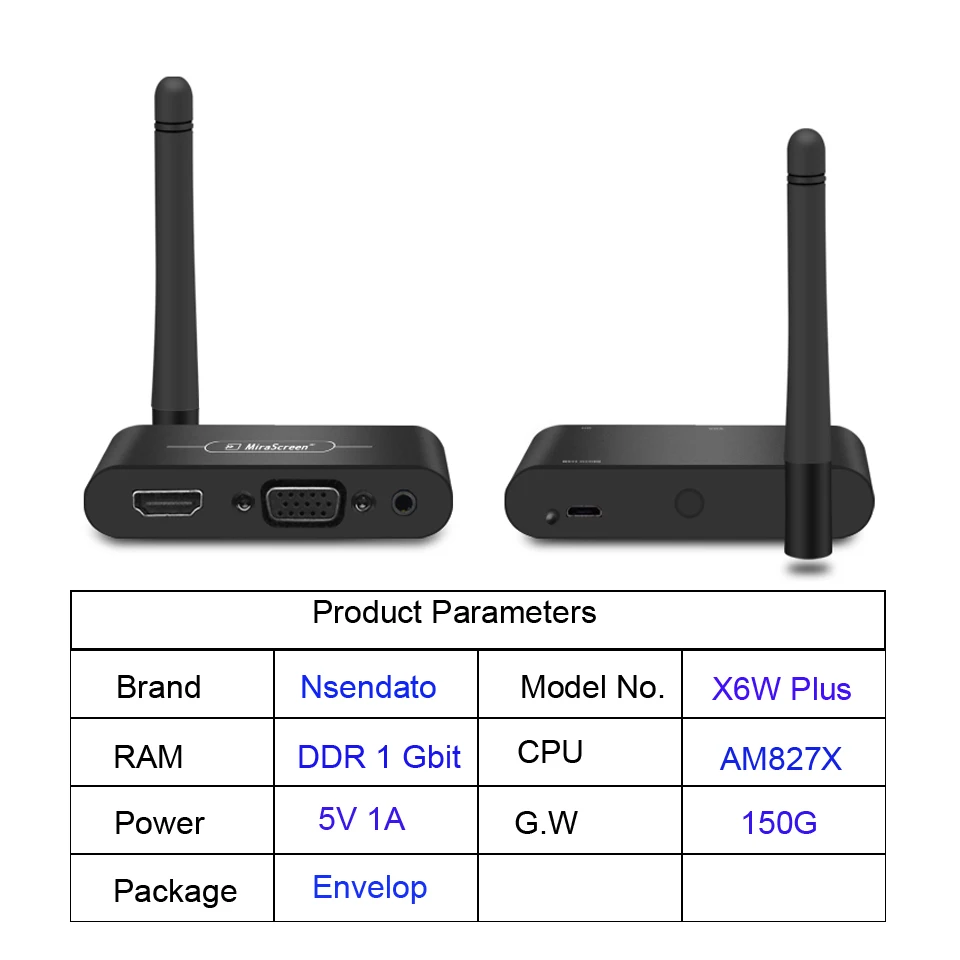 Mirascreen X6W Plus 5G 4K Miracast беспроводной DLNA трансляции записи HDMI VGA AV tv Stick Wifi Дисплей приемник ключа для IOS Android автомобиля