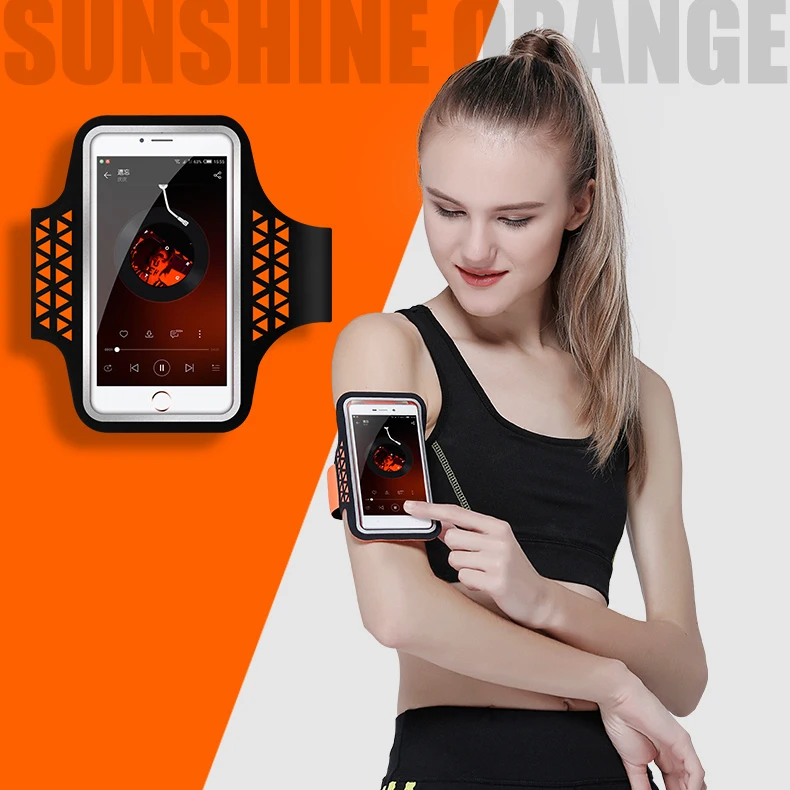 HAISSKY спортивный чехол для бега для iPhone 11 Pro Max 6 7 8 Plus XS XR тренажерный зал на руку повязки на руку ремень чехол для телефона для Xiaomi huawei