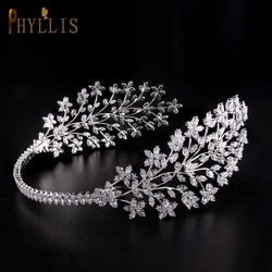 A273  Bridal Hair Accessories Fashion Woman Tiara Crystal Wedding Headband Zircon Bridal Headwear Rhinestone Hair Jewelry