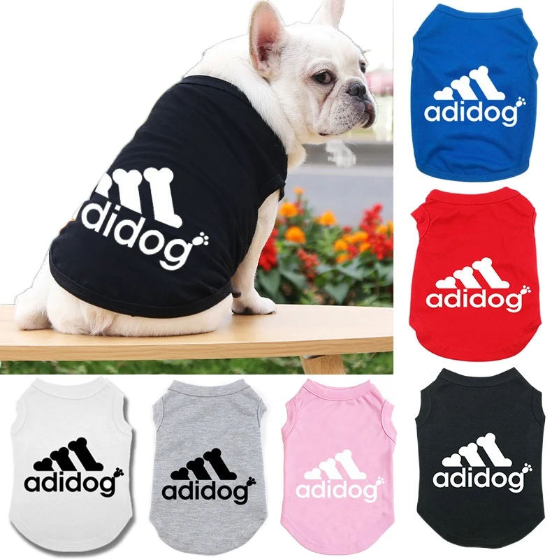 Adidog para perro, chaleco, Camiseta de algodón puro perros medianos y grandes, ropa para cachorros, venta al por mayor|Chalecos para perro| - AliExpress