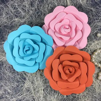 

Wedding handmade three-dimensional flower background decorative flower wall cardboard handmade finished flowers artificial