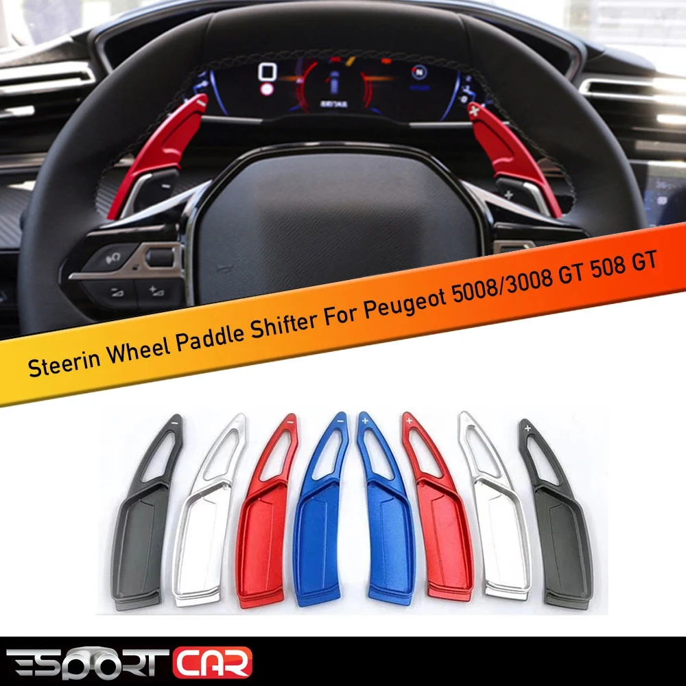 Лопасти для руля Peugeot 3008 5008 /3008 GT 2020-2019 автомобильный Стайлинг Аксессуары