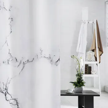 

Bathroom Shower Curtain Marble Pattern Blind Curtain Bath Curtains Waterproof Shower 180*200cm Curtain For Bathroom