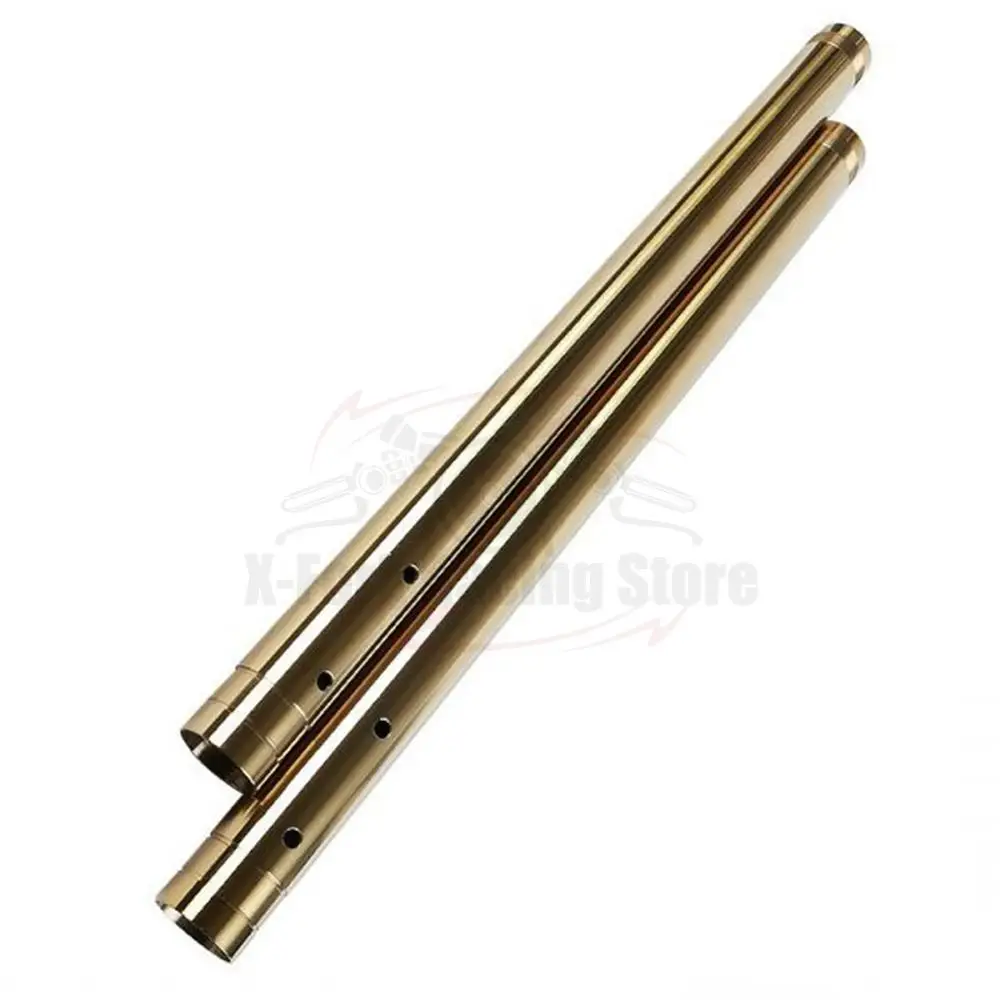 Front Fork Inner Tubes Shock Pipes Golden For Yamaha MTN 850 MT09 2014 2015 2016 2017 2018 2019
