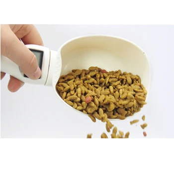 

Pets Food Scoop Precise Food Measuring Cup Detachable Food Scooper Digital Scale LCD Display Spoon