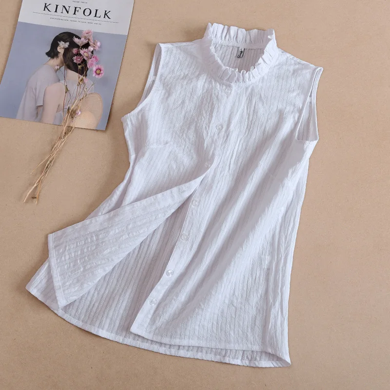 

Fashion Half Shirt Detachable Collars for Women Tops Accessories Long Clothes Fake Collar Ruffles Stand Lace Sweater Decorative