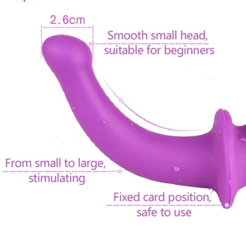 Strapon Dildo Realistic Sex Toys Double Head Soft Silicone Vagina Anal Masturbator Gay Lesbian Adult Sex Toys For Woman Lestbian Manufacturers Strapon Dildo Realistic Sex Toys Double Head Soft Silicone Vagina Anal Masturbator Gay Lesbian Adult Sex