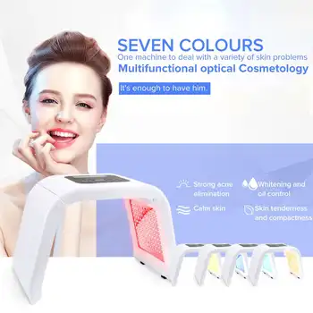 

Professional 7 Colors PDT LED Mask Facial Light Therapy Skin Rejuvenation Device Spa Anti-Wrinkle Beauty Treatment