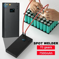 Mini Machine à souder par points Portable, 70 vitesses, outil de soudage pour batterie 18650, 7500manh/11000mah 