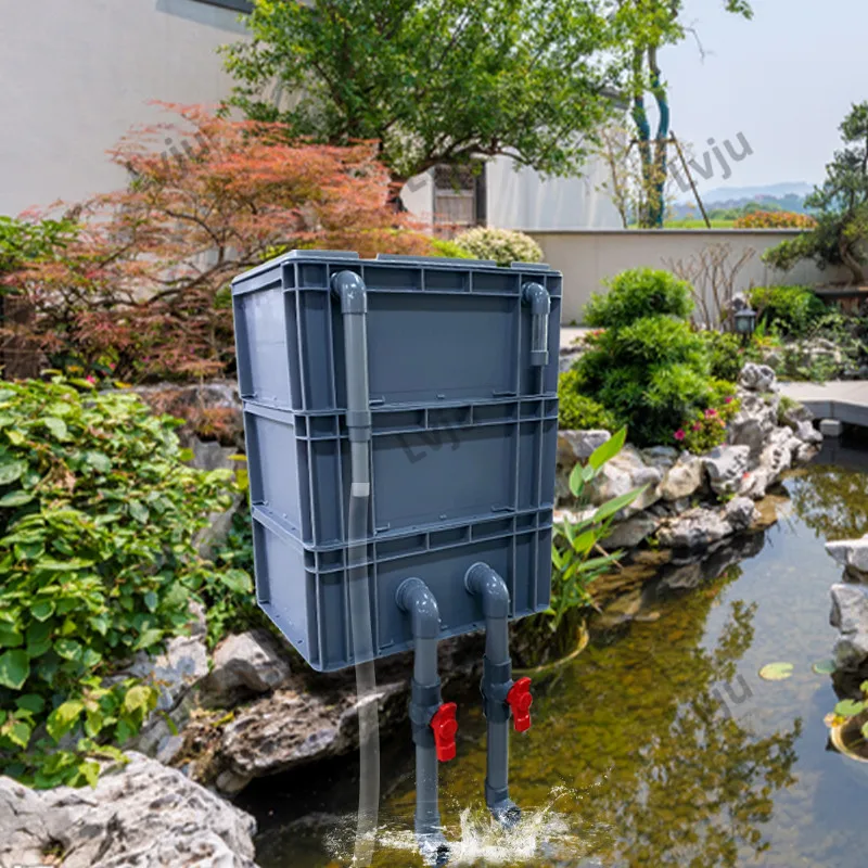 

Lvju Filter Box External Hanging Water Purifier for Aquarium Fish Tank