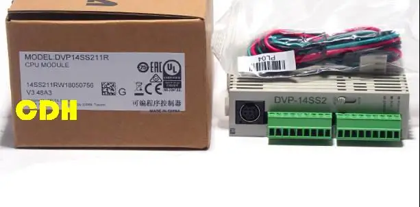 Original Full New SS2 series PLC programmable controller DVP14SS211R relay ouput 24VDC 8DI 6DO in box