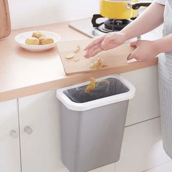

Multifunctional Hanging Waste Bin Trash Can Recycling Wastebasket for Home Kitchen Use Variety storage saving space Waste Bin