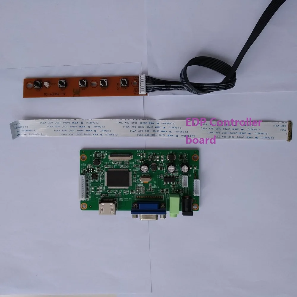 Для NV156FHM-N4H DIY KIT VGA lcd EDP 30Pin 1920X1080 драйвер монитор экран дисплей плата контроллера 15,6"