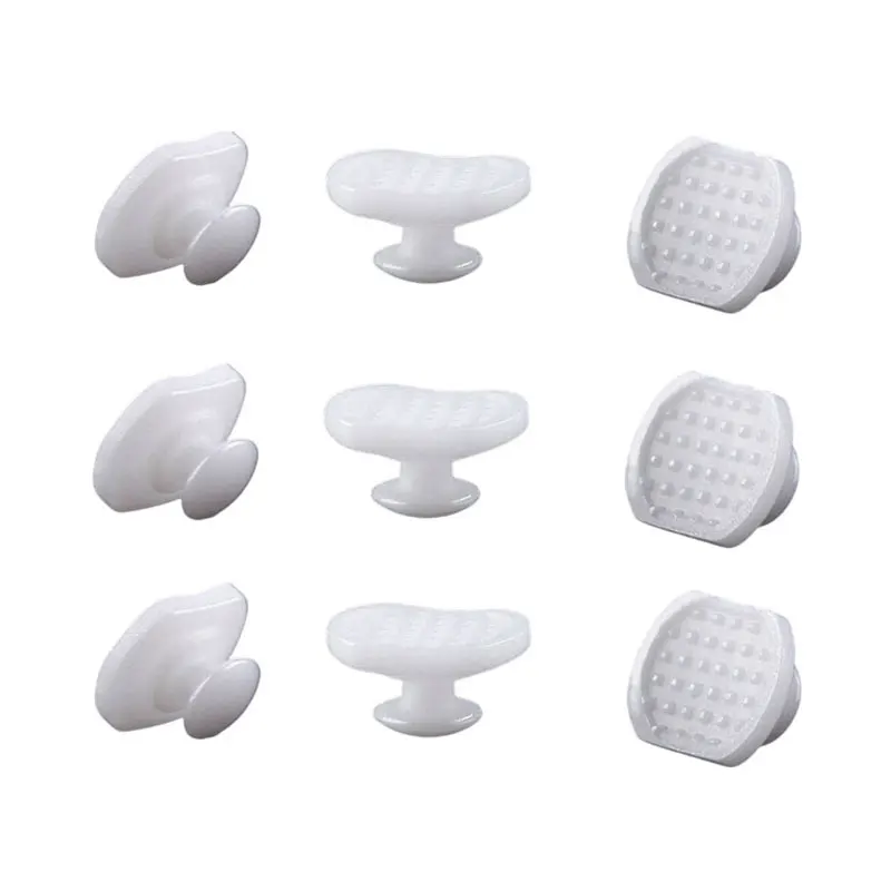 10Pcs Dental Orthodontics Lingual Buttons Metal Clear Ceramic Composite for Brackets Ortodoncia