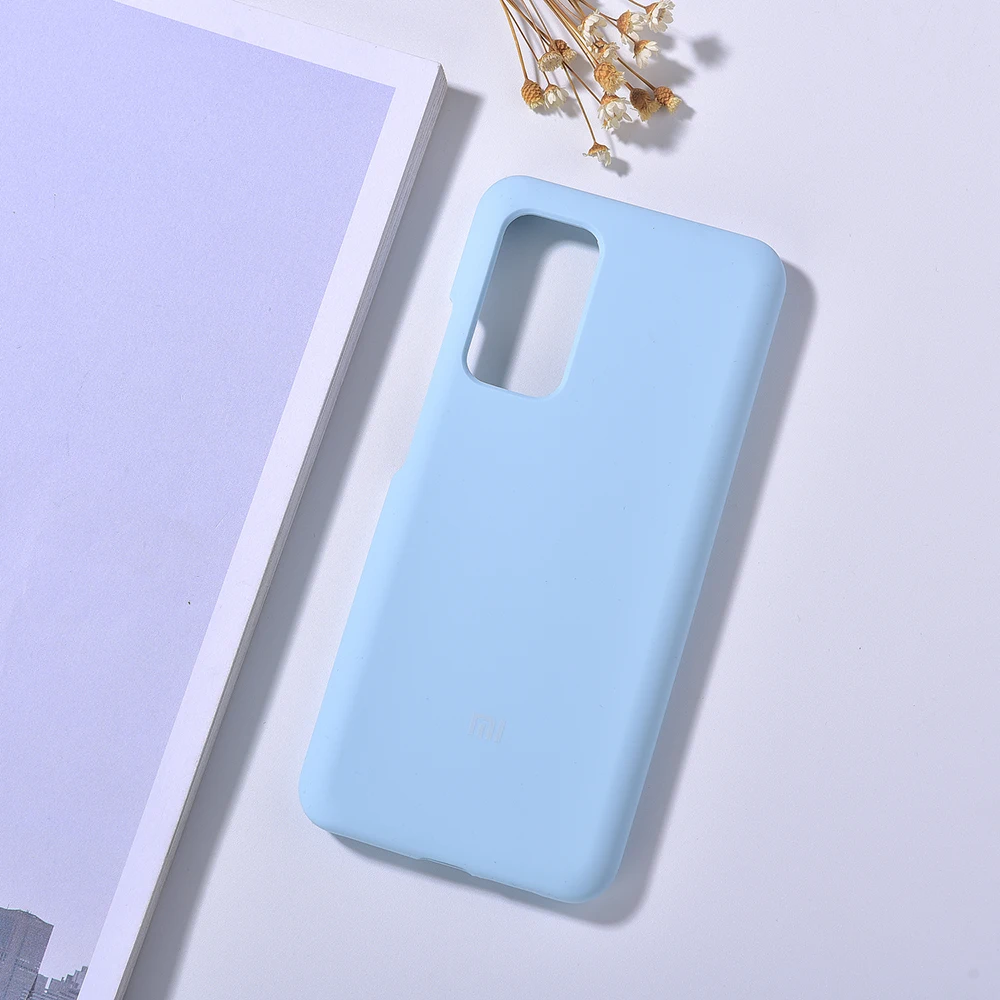 100% Chính Hãng Xiaomi Mi 10T Pro/Redmi K30s Liquid Silicone Ốp Lưng Mịn Chống Finerprint Da Cover MI10T Điện Thoại Nhà Ở Vỏ xiaomi leather case color