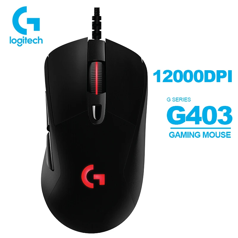 Logitech G403 G403 Hero Gaming Mouse 100dpi Wired Rgb Mouse With 32 Bit Arm Support Logitech G Hub For Windows Mac Chrome Mice Aliexpress