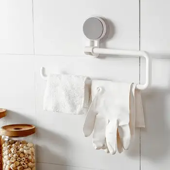 

Suction Wall Kitchen Paper Holder Punch Free for Bathroom Kitchen Hanging Towel Plastic Wrap and Daily Supplies